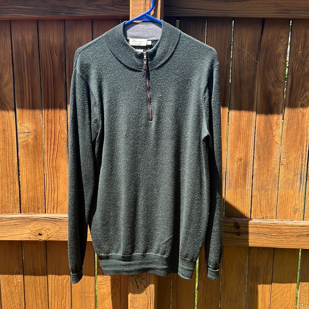 Beautiful Peter Millar 1/4 zip sweater, Small